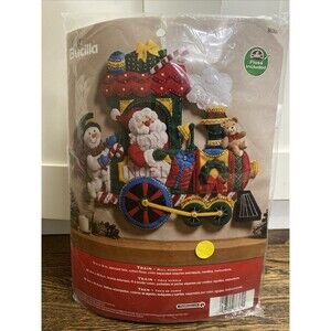 *NEW* Bucilla - Candy Express Train - Felt Christmas Wall Hanging Kit - #86364